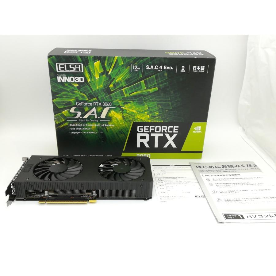 ELSA GeForce RTX 3060 12GB 箱付き