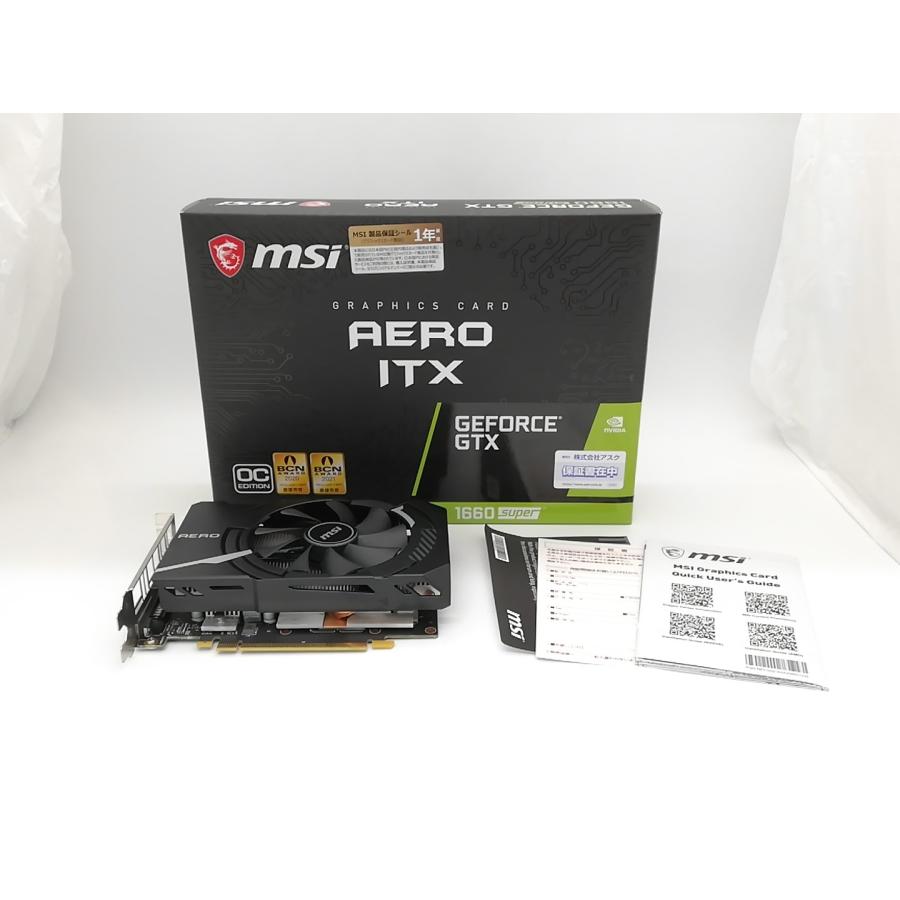 中古】MSI GeForce GTX 1660 SUPER AERO ITX OC GTX1660Super 中古】MSI GeForce GTX 1660 SUPER AERO ITX OC GTX1660Super