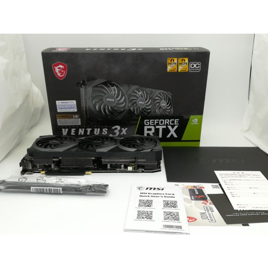 中古】MSI GeForce RTX 3080 Ti VENTUS 3X 12G OC RTX3080Ti/12GB  