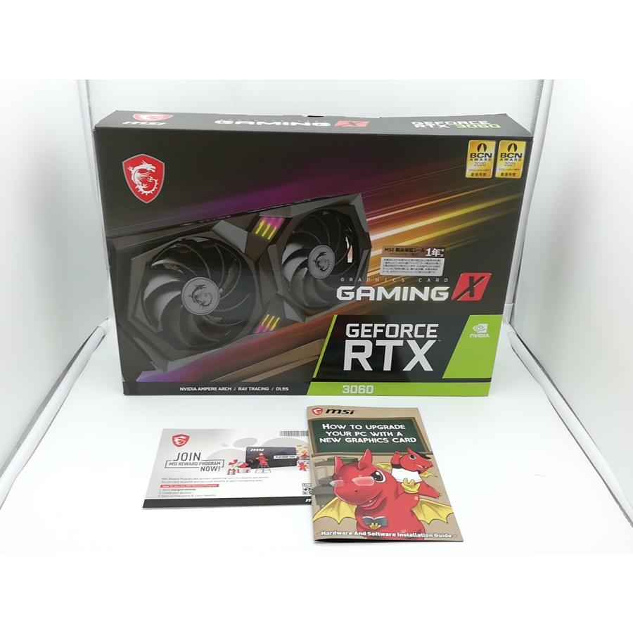 中古】MSI GeForce RTX 3060 GAMING X 12G RTX3060/12GB(GDDR6 中古】MSI GeForce RTX 3060 GAMING X 12G RTX3060/12GB(GDDR6