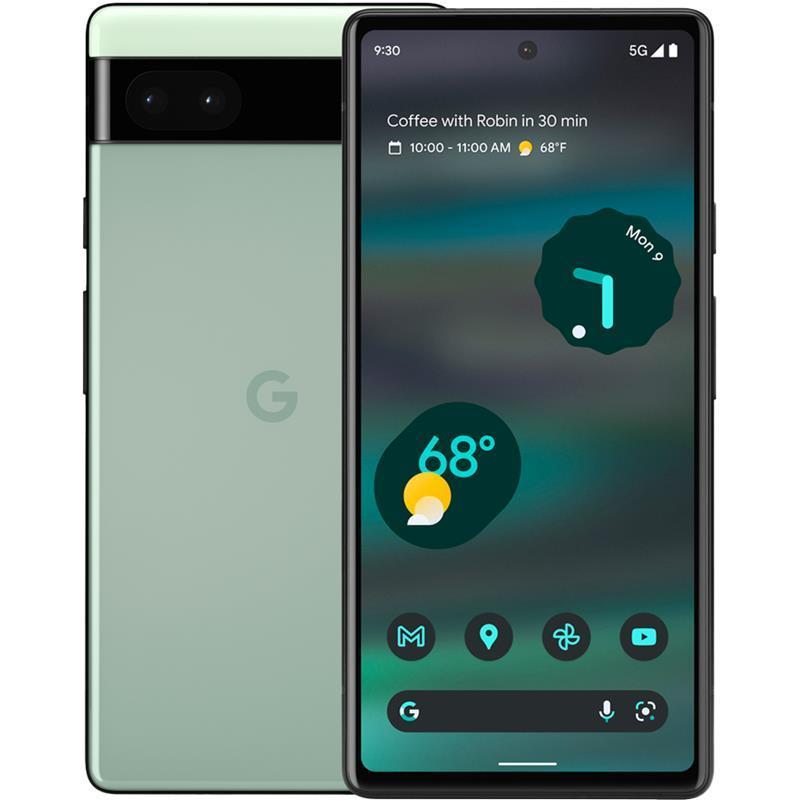 未使用】Google au 【SIMフリー】 Pixel 6a セージ 6GB 128GB GB17L