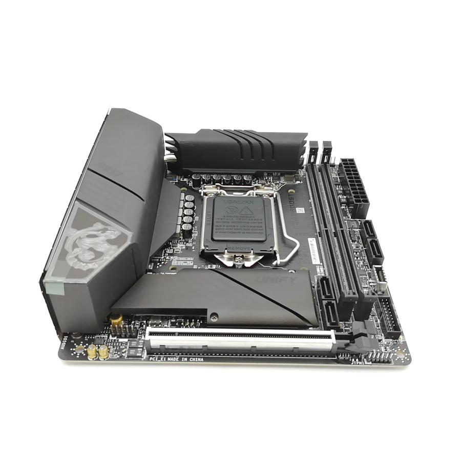 中古】MSI MEG Z490I UNIFY Z490/LGA1200/2.5GbitLAN/Wi-Fi6(11ax/11ac 