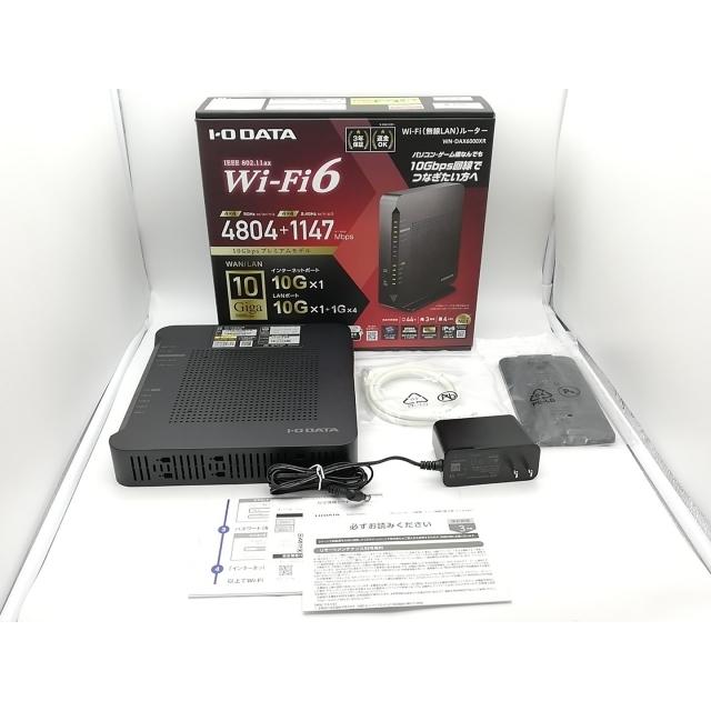 中古】I-O DATA WN-DAX6000XR Wi-Fi6(11ax)対応無線LANルーター/2022年 