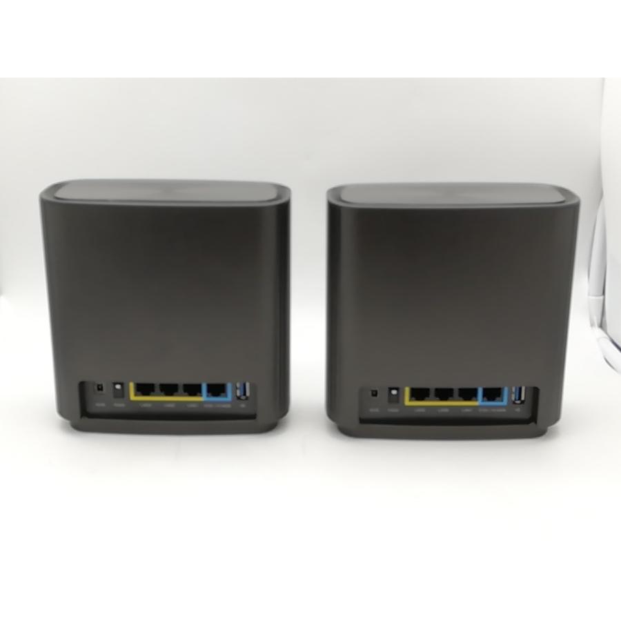 中古】ASUS ZenWiFi AX (XT8)【ブラック】2台セット Wi-Fi6(11ax)対応 