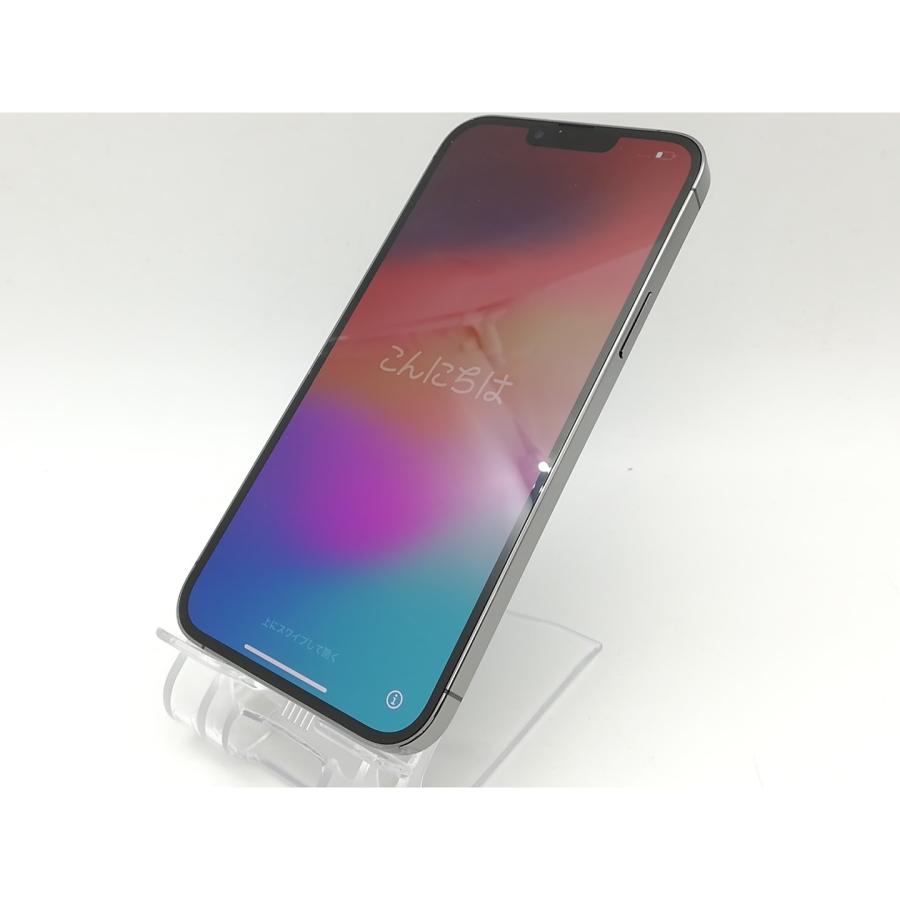 【中古】Apple iPhone 13 Pro Max 128GB グラファイト （国内版SIMロックフリー） MLJ43J/A【ECセンター】保証期間１ヶ月【ランクA】｜janpara｜02