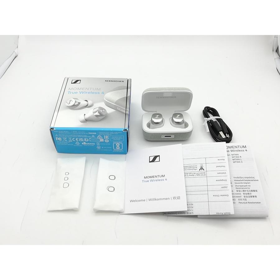 【中古】SENNHEISER MOMENTUM True Wireless 4 [White Silver]【ECセンター】保証期間１ヶ月【ランクA】｜janpara｜08