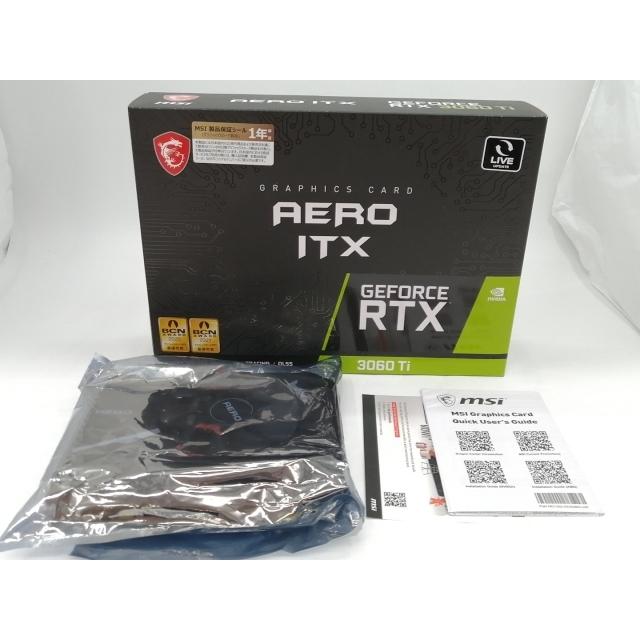 【中古】MSI GeForce RTX 3060 Ti AERO ITX 8G LHR RTX3060Ti(LHR)/8GB(GDDR6)【ECセンター】保証期間１週間｜janpara｜07