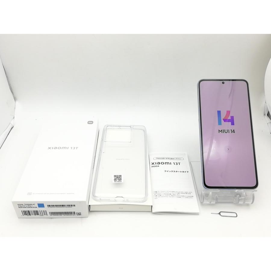 【中古】Xiaomi UQmobile 【SIMフリー】 Xiaomi 13T 8GB 256GB アルパインブルー XIG04【ECセンター】保証期間１ヶ月【ランクA】｜janpara｜03