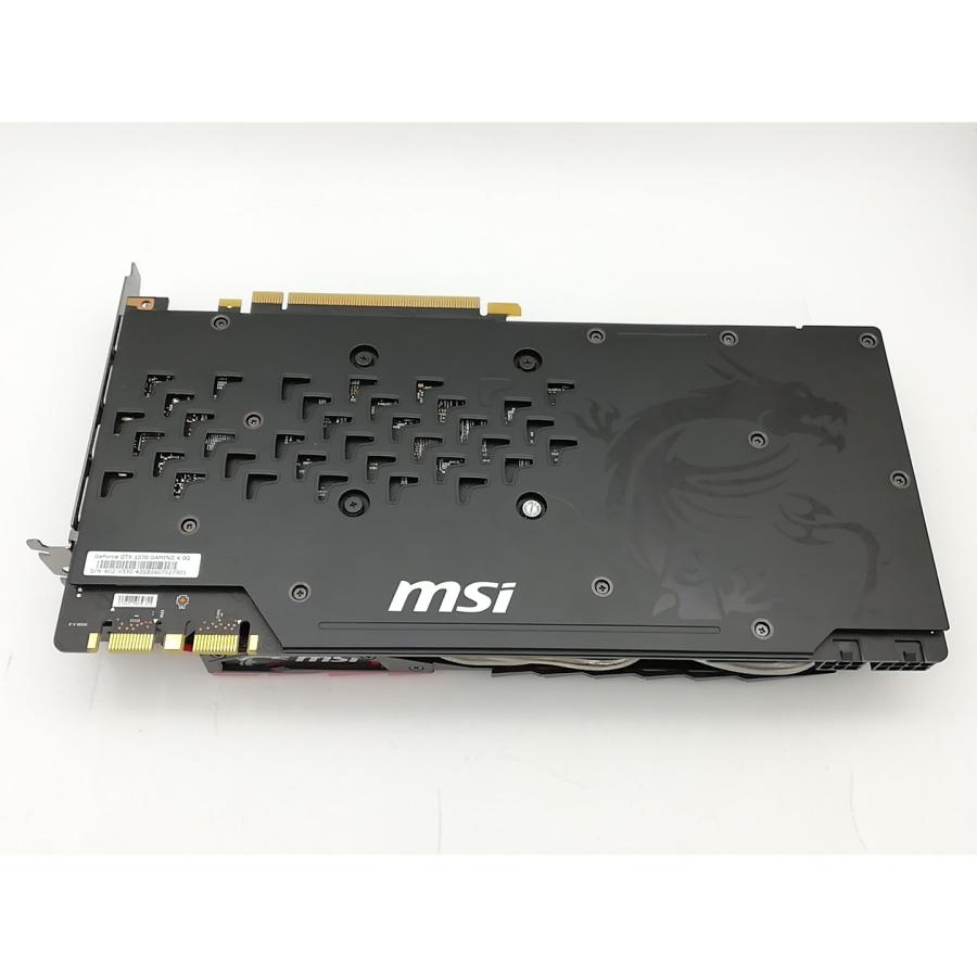 【中古】MSI GeForce GTX 1070 GAMING X 8G  GTX1070/8GB(GDDR5)/PCI-E【ECセンター】保証期間１週間｜janpara｜02