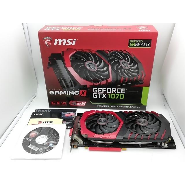 中古】MSI GeForce GTX 1070 GAMING X 8G GTX1070/8GB(GDDR5)/PCI-E 