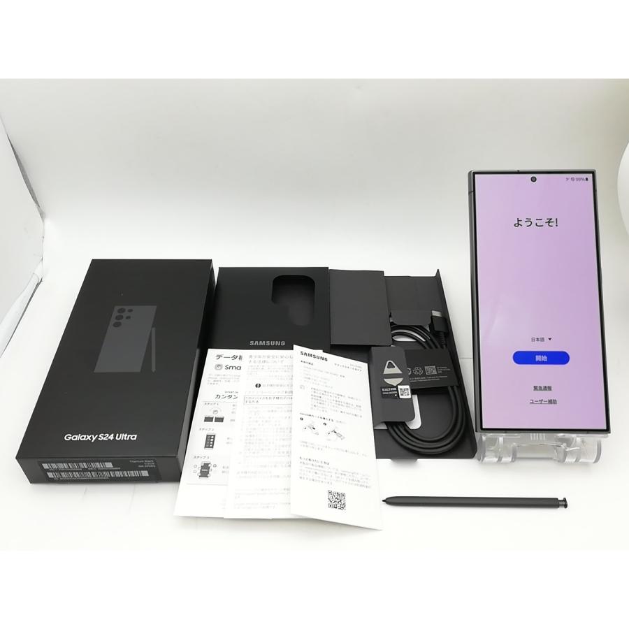 中古】SAMSUNG 国内版 【SIMフリー】 Galaxy S24 Ultra チタニウム 