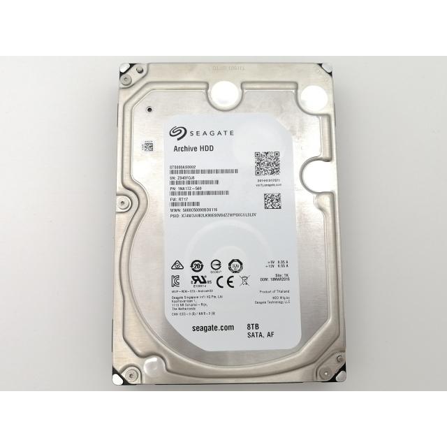 中古】Seagate ST8000AS0002 8TB/5900rpm/128MB/6Gbps【ECセンター 