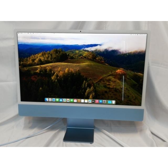 中古】Apple iMac 24インチ CTO (M3・2023) ブルー M3(CPU:8C/GPU:8C 