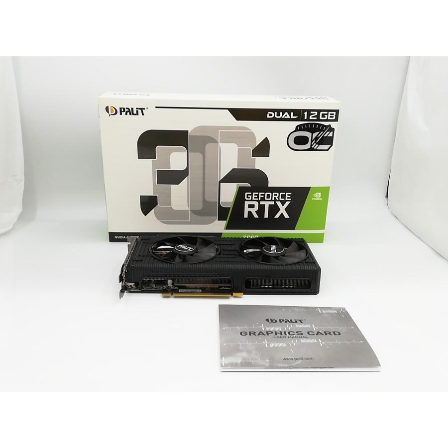 中古】Palit GeForce RTX 3060 Dual OC (NE63060T19K9-190AD) RTX3060