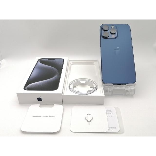 中古】Apple 国内版 【SIMフリー】 iPhone 15 Pro Max 1TB ブルー 