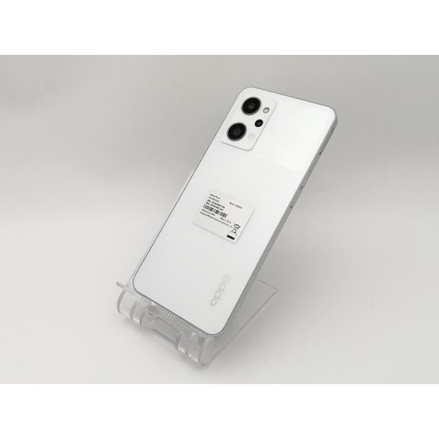 中古】Oppo 国内版 【SIMフリー】 OPPO Reno9 A ムーンホワイト 8GB 