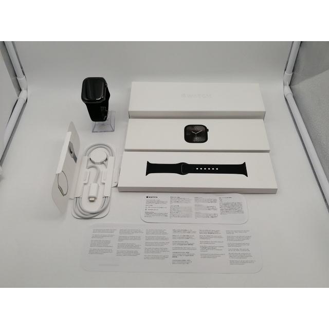 Apple Watch Series10 46mm Cellular スレートチタニウムケース/ブラックスポーツバンド (M/L) 【フィットネス】 MWYE3J/A【ECセンター】保証期間１ヶ月【ランクB】