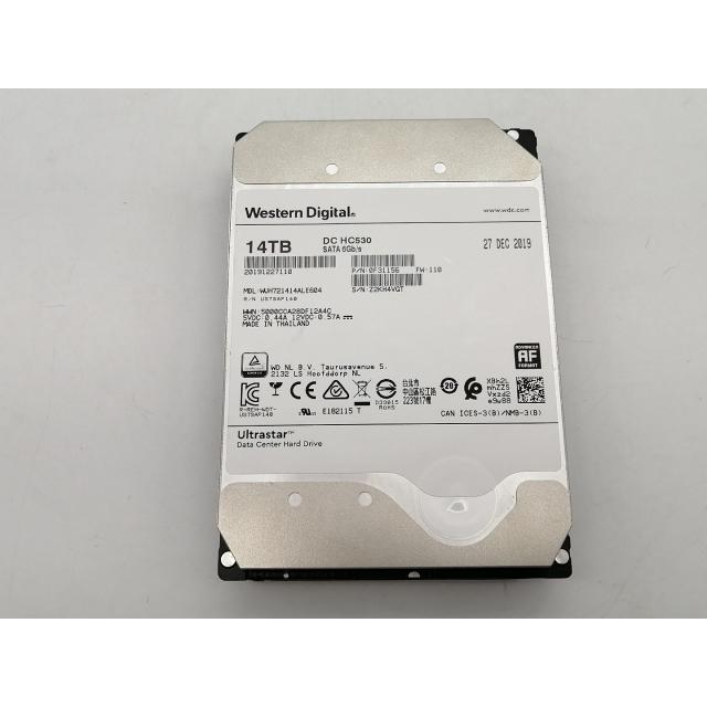中古】W.D. Ultrastar DC HC530 WUH721414ALE604 14TB/7200rpm/512MB
