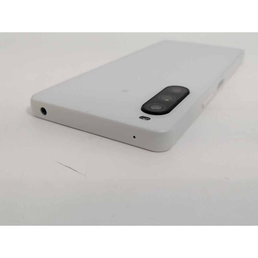 中古】SONY 国内版 【SIMフリー】 Xperia 10 V ホワイト 6GB 128GB XQ