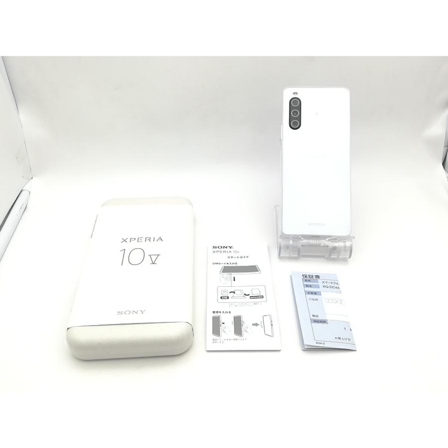 中古】SONY 国内版 【SIMフリー】 Xperia 10 V ホワイト 6GB 128GB XQ
