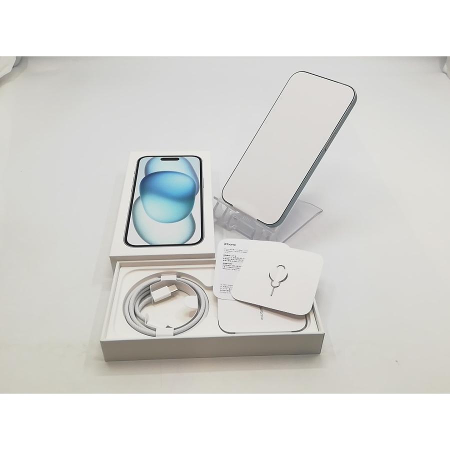 未使用】Apple SoftBank 【SIMフリー】 iPhone 15 128GB ブルー MTML3J 
