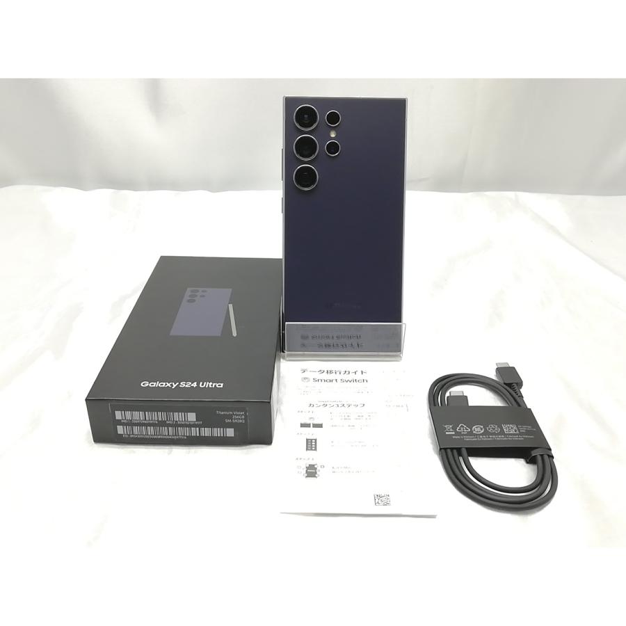 中古】SAMSUNG 国内版 【SIMフリー】 Galaxy S24 Ultra チタニウム