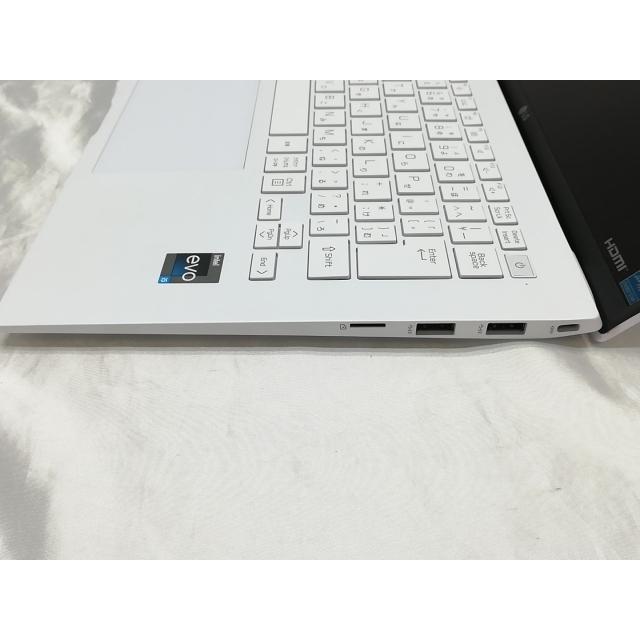 【中古】LG電子 LG gram 14ZB90R-MR54J1 スノーホワイト 【i5-1340P 8G 512G(SSD) WiFi 14LCD(1920x1200)】【秋葉5号】保証期間１ヶ月【ランクA】の画像