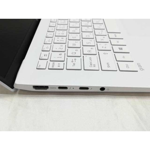 【中古】LG電子 LG gram 14ZB90R-MR54J1 スノーホワイト 【i5-1340P 8G 512G(SSD) WiFi 14LCD(1920x1200)】【秋葉5号】保証期間１ヶ月【ランクA】の画像
