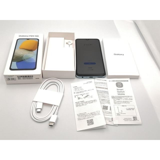 中古】SAMSUNG 国内版 【SIMフリー】 Galaxy M23 5G ライトブルー 6GB