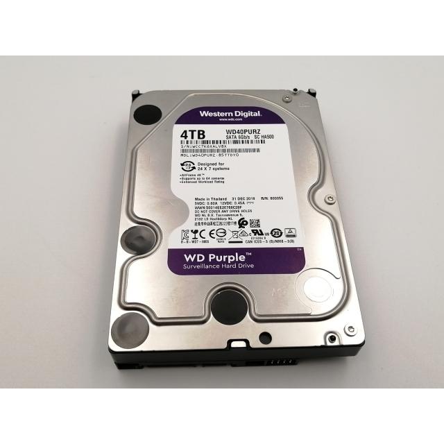 中古】W.D. WD40PURZ WD Purple 4TB/5400rpm/64MB/6Gbps【EC 中古】W.D. WD40PURZ WD Purple 4TB/5400rpm/64MB/6Gbps【EC