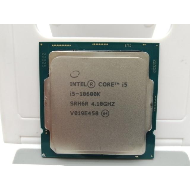 中古】Intel Core i5-10600K (4.1GHz/TB:4.8GHz) bulk LGA1200/6C/12T 