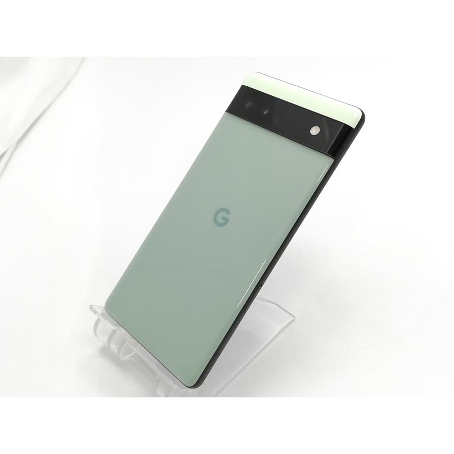 中古】Google au 【SIMフリー】 Pixel 6a セージ 6GB 128GB GB17L【EC 