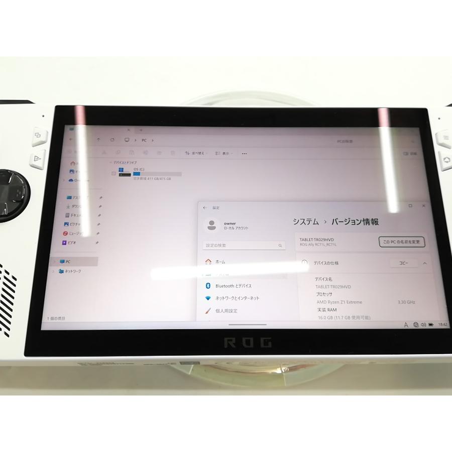 中古】ASUS ROG Ally (2023) RC71L-Z1E512 【Ryzen Z1 Extreme 16G 