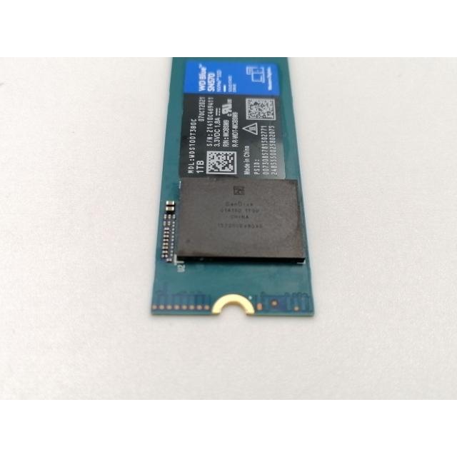 中古】W.D. Blue SN570(WDS100T3B0C) 1TB/M.2 2280(PCIe3.0 NVMe)/TLC