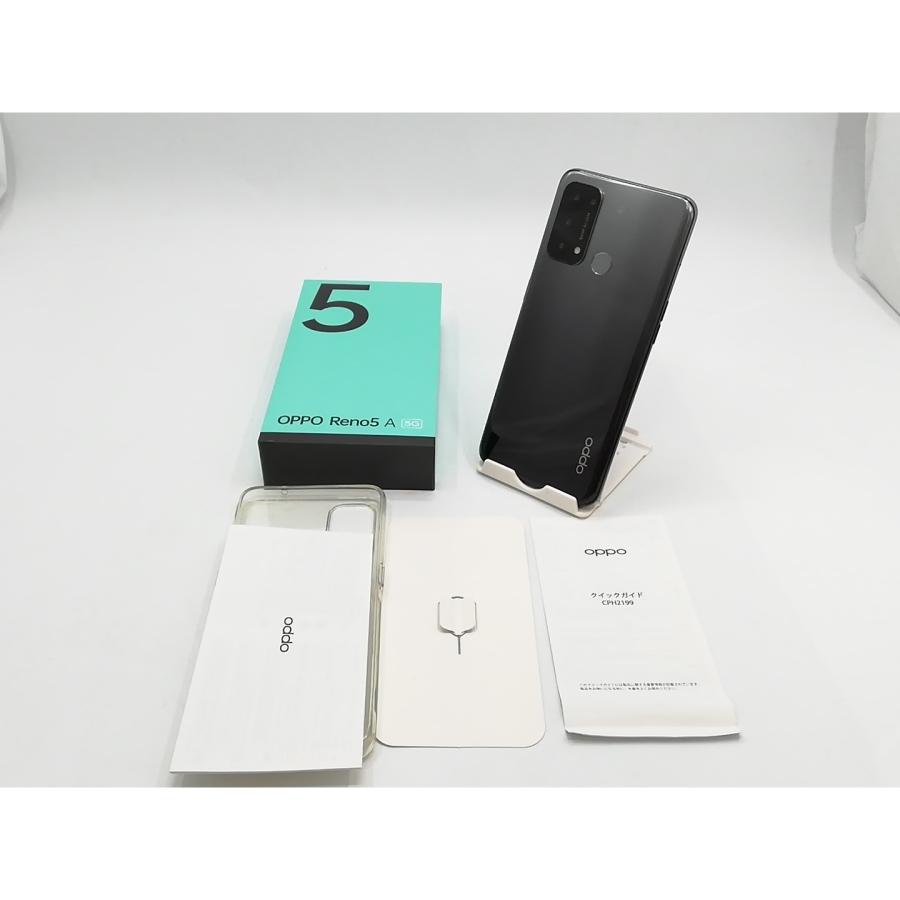 中古】Oppo OCN 【SIMフリー】 OPPO Reno5 A シルバーブラック 中古】Oppo OCN 【SIMフリー】 OPPO Reno5 A シルバーブラック