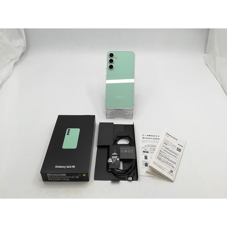 中古】SAMSUNG au 【SIMフリー】 Galaxy S23 FE ミント 8GB 256GB