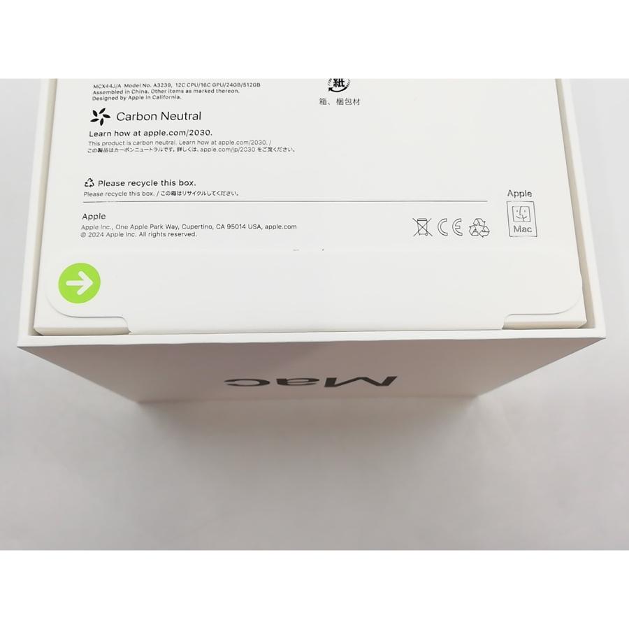 未使用】Apple Mac mini M4 Pro(CPU:12C/GPU:16C) 24GB/512GB 未使用】Apple Mac mini M4 Pro(CPU:12C/GPU:16C) 24GB/512GB