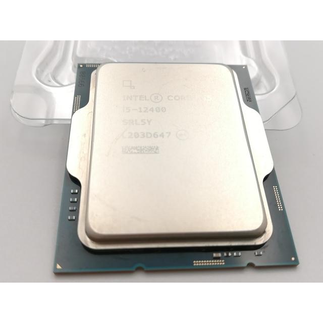 中古】Intel Core i5-12400(2.5GHz) Box LGA1700/6C(P:6C/E:0C)/12T/L3