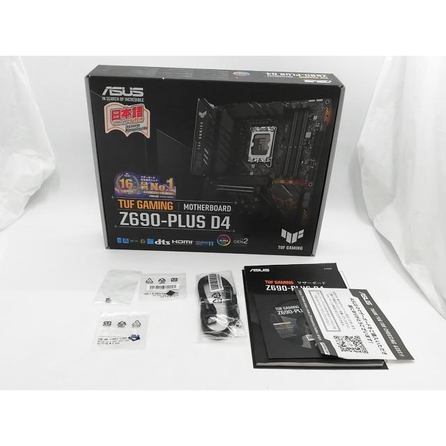 中古】ASUS TUF GAMING Z690-PLUS D4 Z690(DDR4)/LGA1700/2.5GbitLAN