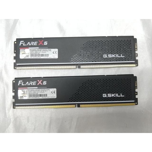 中古】DDR5 16GB 2枚組（合計32GB） DDR5-6000(PC5-48000