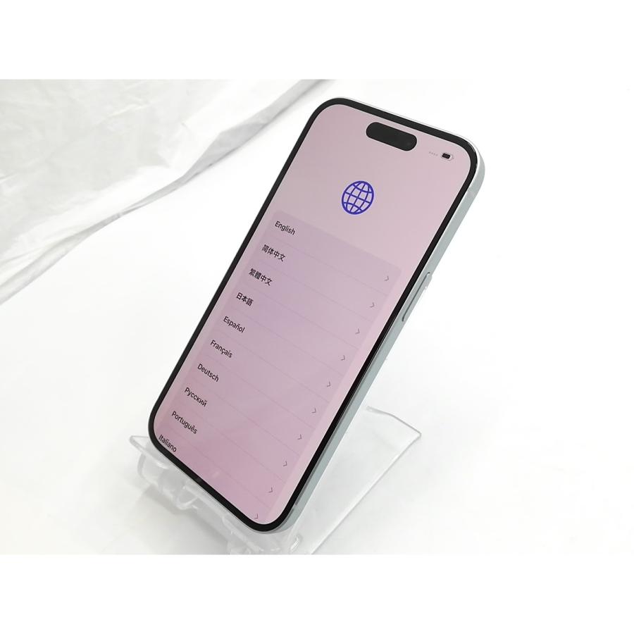 中古】Apple 国内版 【SIMフリー】 iPhone 15 256GB ブルー MTMR3J/A