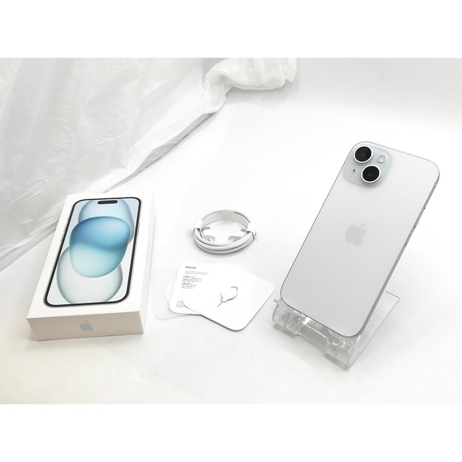 中古】Apple 国内版 【SIMフリー】 iPhone 15 256GB ブルー MTMR3J/A