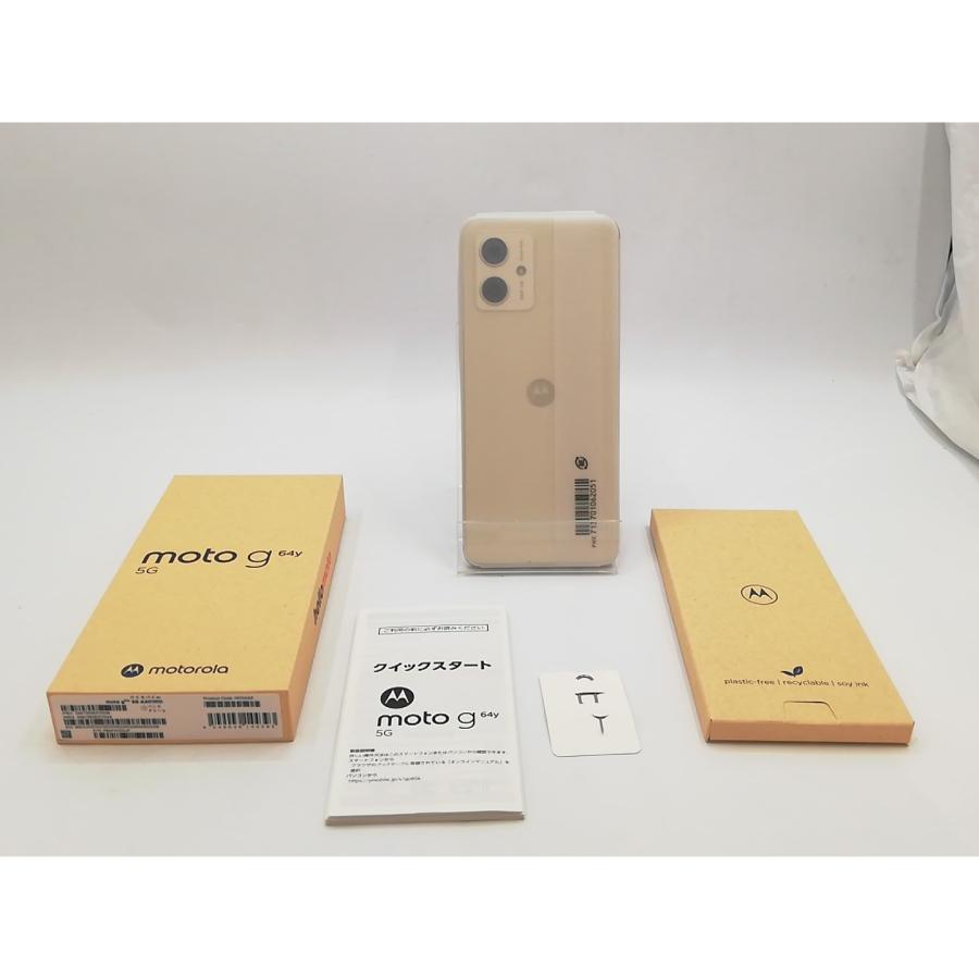 未使用】MOTOROLA ymobile 【SIMフリー】 moto g64y 5G バニラクリーム
