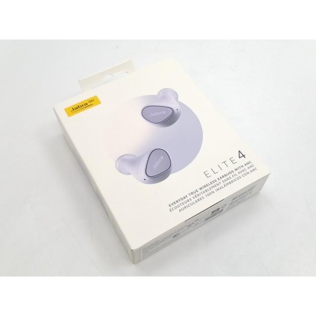 【新品未開封】Jabra Elite 4 ワイヤレスイヤホン　ライラック 未使用】Jabra Elite 4 ライラック【ECセンター】保証期間1ヶ月