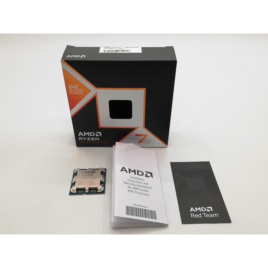 中古】AMD Ryzen 7 9800X3D (4.7GHz/TC:5.2GHz) BOX AM5/8C/16T/L3