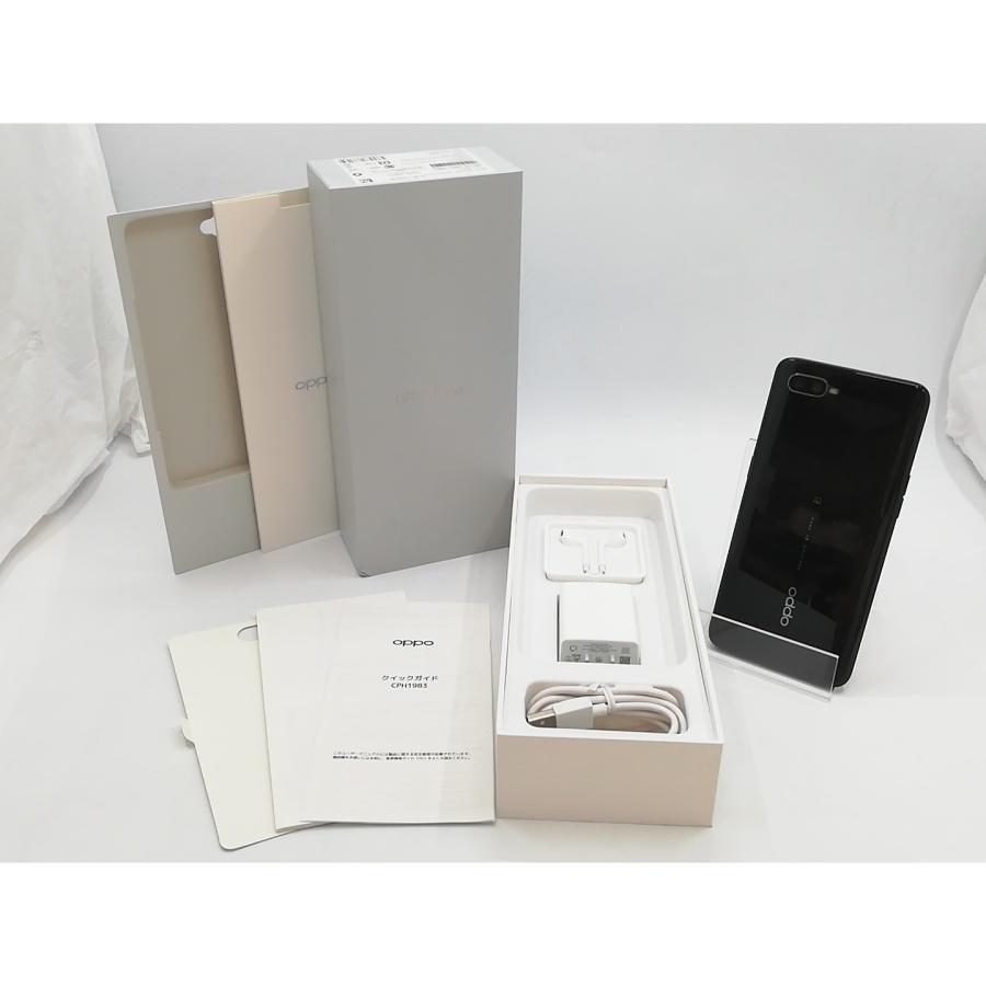 中古】Oppo 楽天モバイル 【SIMフリー】 Reno A 6GB 128GB ブラック