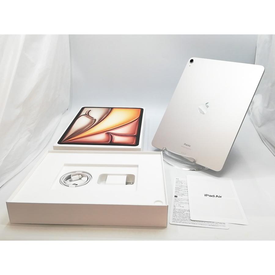 美品 iPad air M2 2024 本体 スターライト 100% 箱あり 中古】Apple 【Wi-Fi】 13インチ iPad Air（M2/2024） 256GB スター