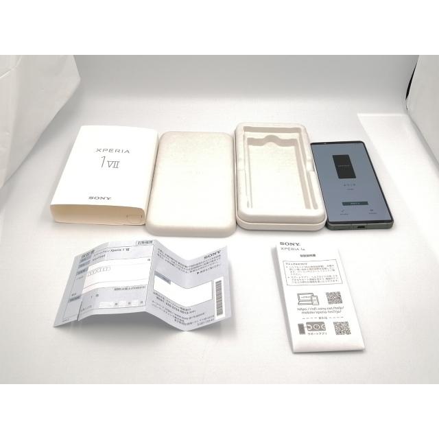 SONY XPERIA 1 Ⅶ SIMフリー版（XQ-FS44）＋付属品セット 中古】SONY 国内版 【SIMフリー】 Xperia 1 VII モスグリーン 12GB