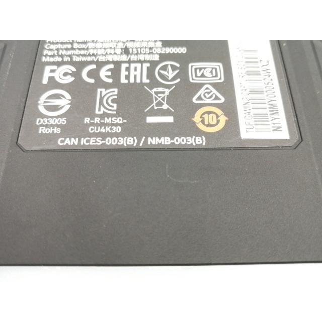 中古】ASUS TUF GAMING CAPTURE BOX-CU4K30 USB Type-C【ECセンター