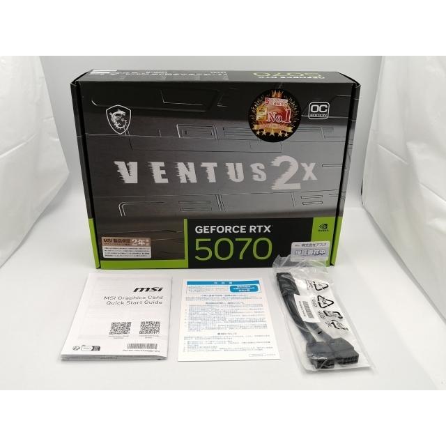 中古】MSI GeForce RTX 5070 12G VENTUS 2X OC RTX5070/12GB(GDDR7
